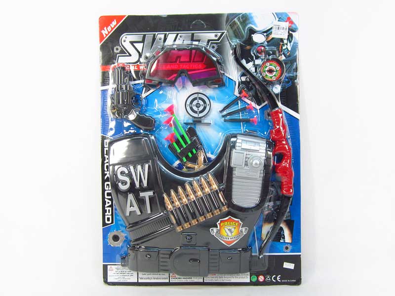 Soft Bullet Gun Set & Bow & Arrow(2C) toys