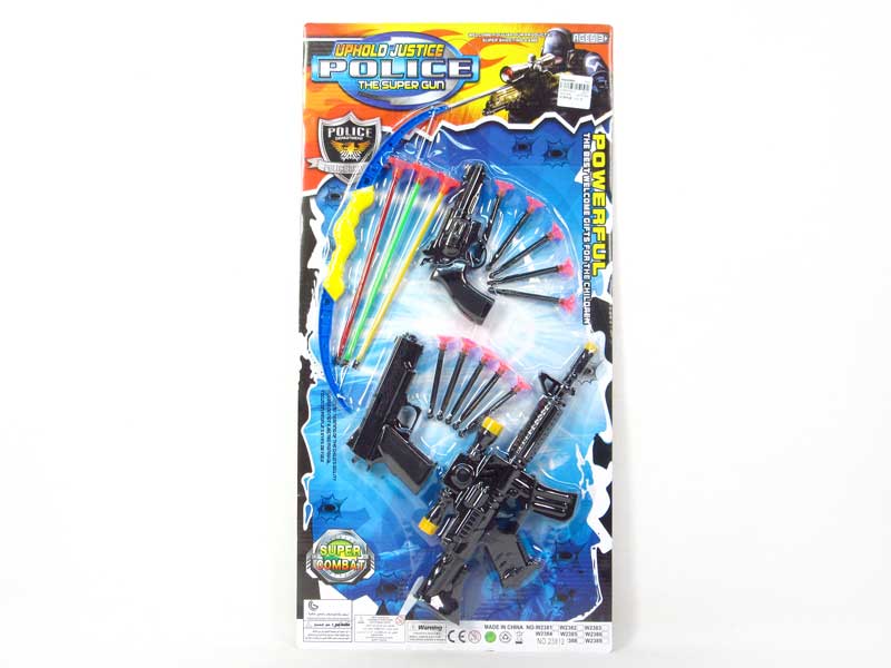 Soft Bullet Gun Set(3in1) toys