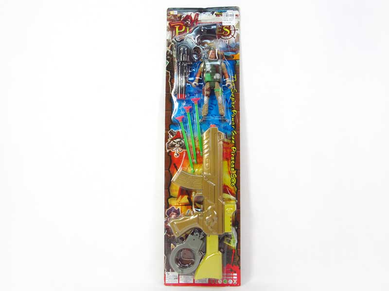 Soft Bullet Gun Set(2in1) toys