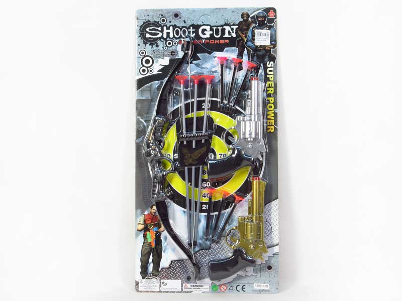Soft Bullet Gun & Bow_Arrow(2S2C) toys