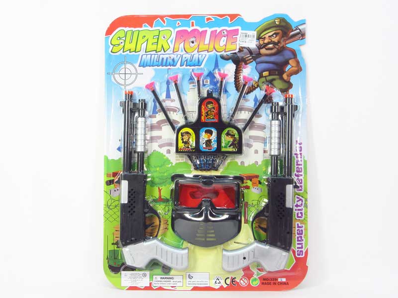 Soft Bullet Gun Set(2in1) toys