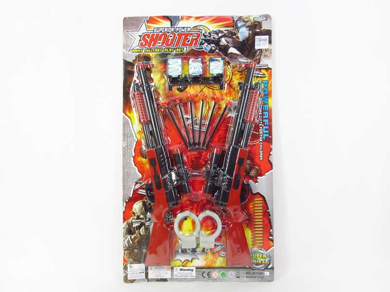 Soft Bullet Gun Set(2in1) toys