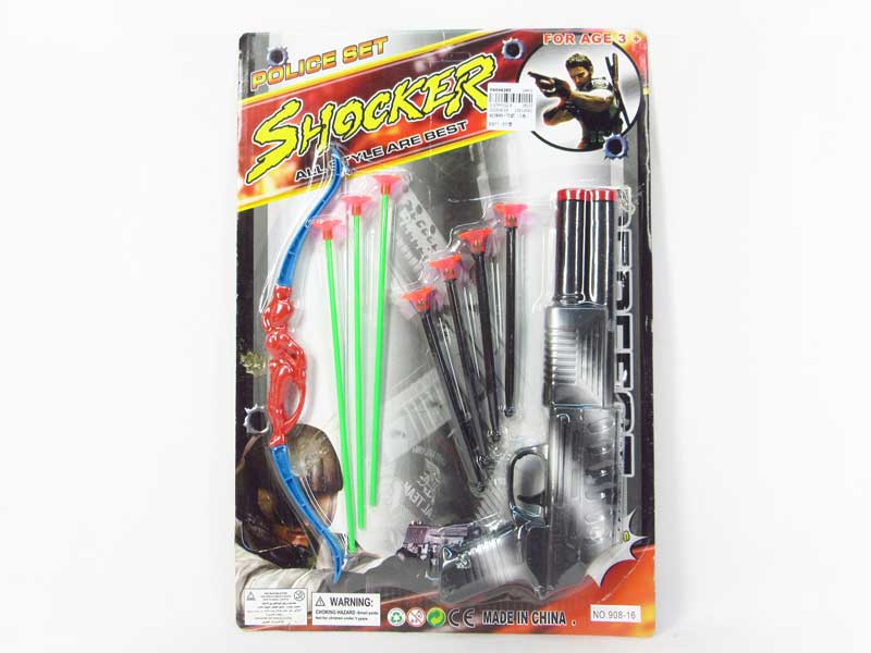 Soft Bullet Gun & Bow_Arrow(2C) toys