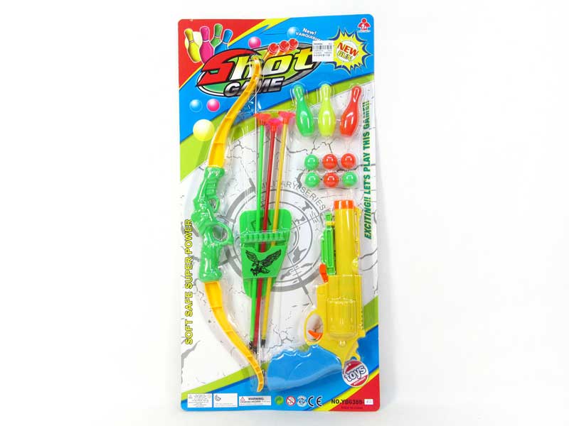 Pingpong Gun Set & Bow_Arrow toys