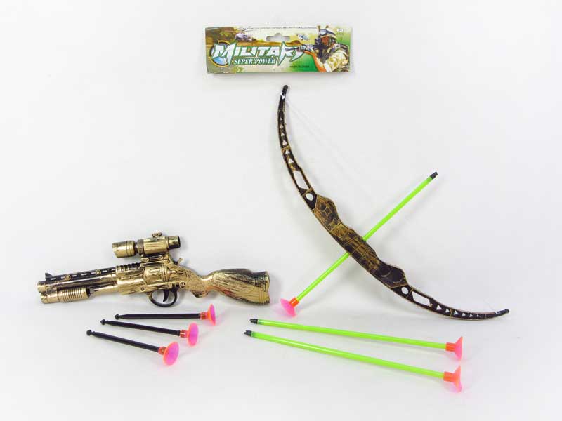 Soft Bullet Gun & Bow_Arrow toys