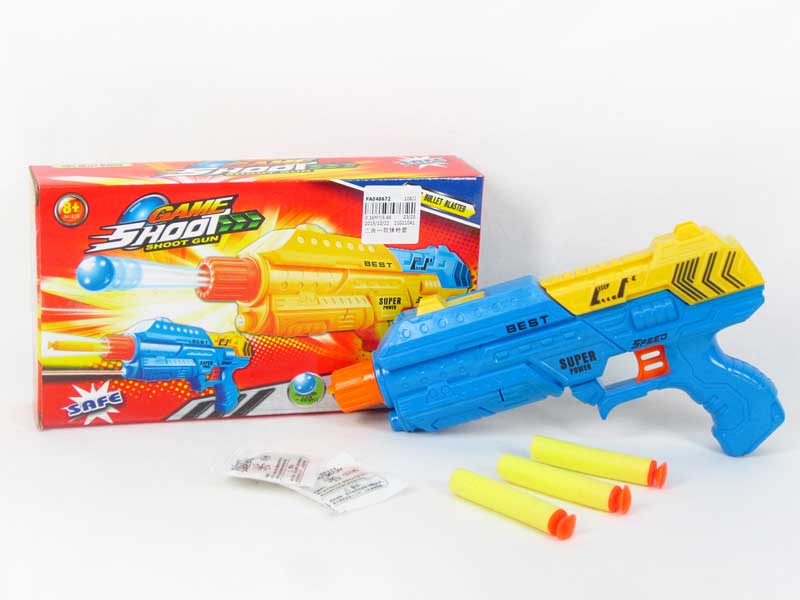 2in1 Soft Bullet Gun Set toys