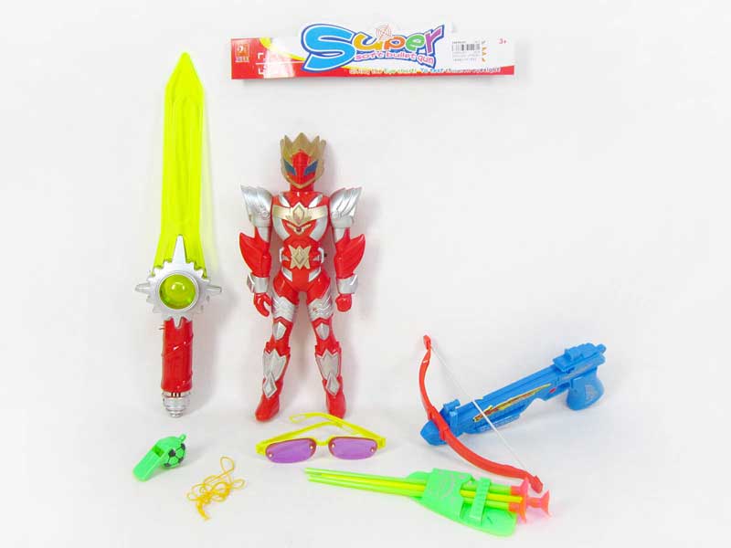 Bow&Arrow Gun Set & Super Man W/M toys