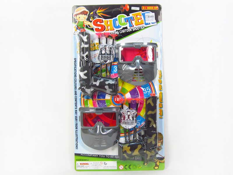 Soft Bullet Gun Set(2in1) toys