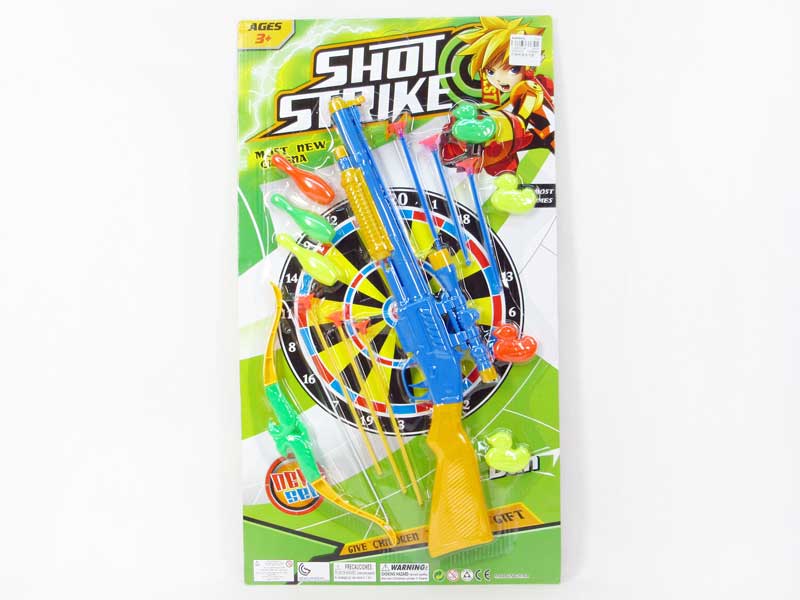 Soft Bullet Gun Set & Bow_Arrow toys