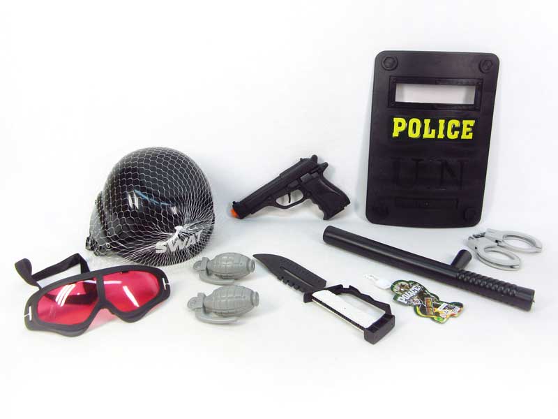Gun Set & Police Cap toys