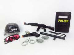 Gun Set & Police Cap