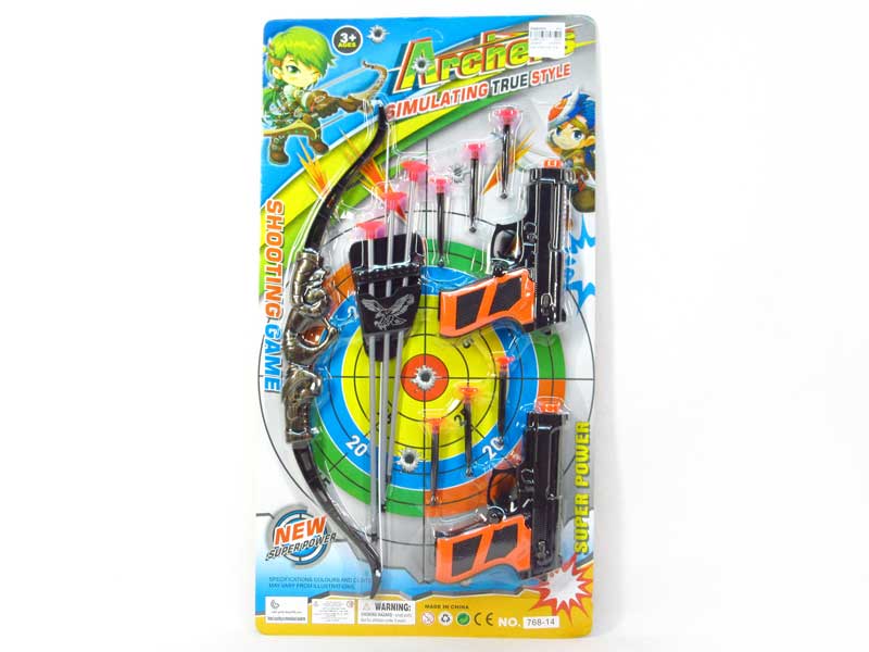 Toy Gun Set & Bow_Arrow(2in1) toys