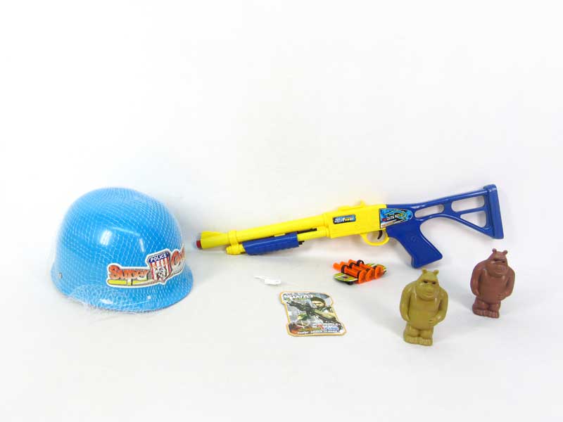 Soft Bullet Gun Set & Cap toys