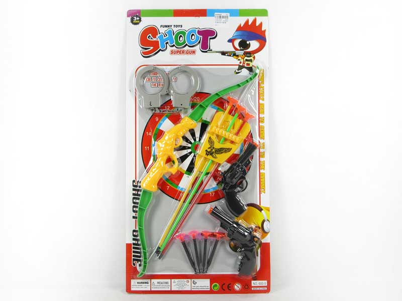 Soft Bullet Gun & Bow_Arrow Set toys