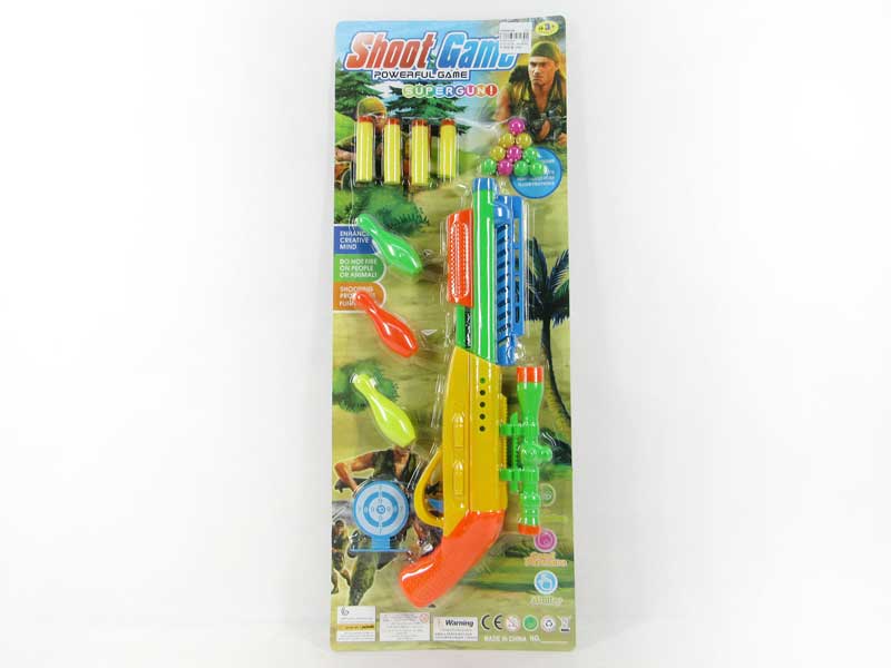 Soft Bullet Gun Set*4C) toys
