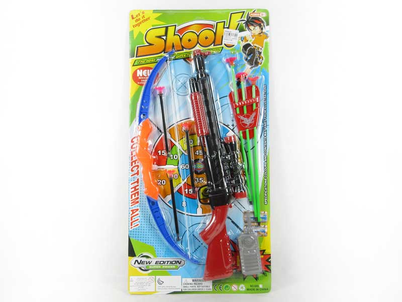 Soft Bullet Gun & Bow & Arrow toys