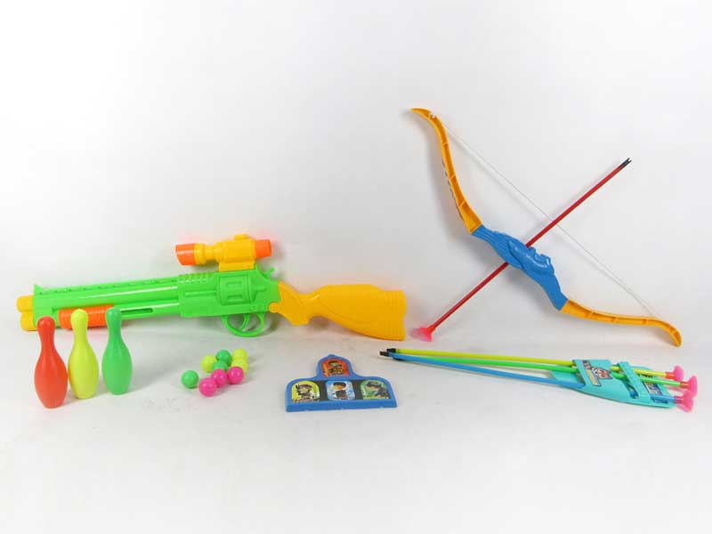 Pingpong Gun Set(2C) toys