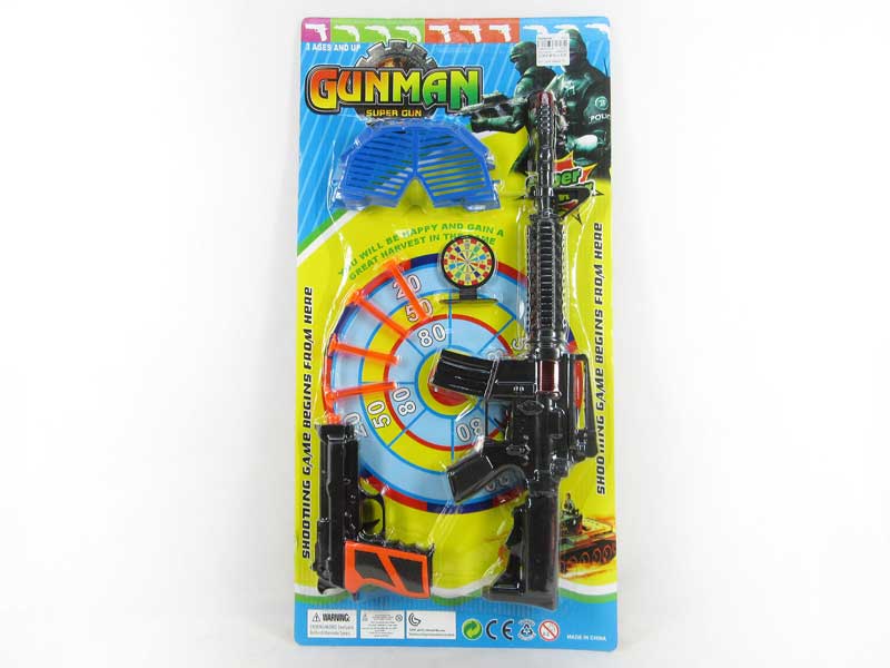 Soft Bullet Gun Set & Flint Gun toys