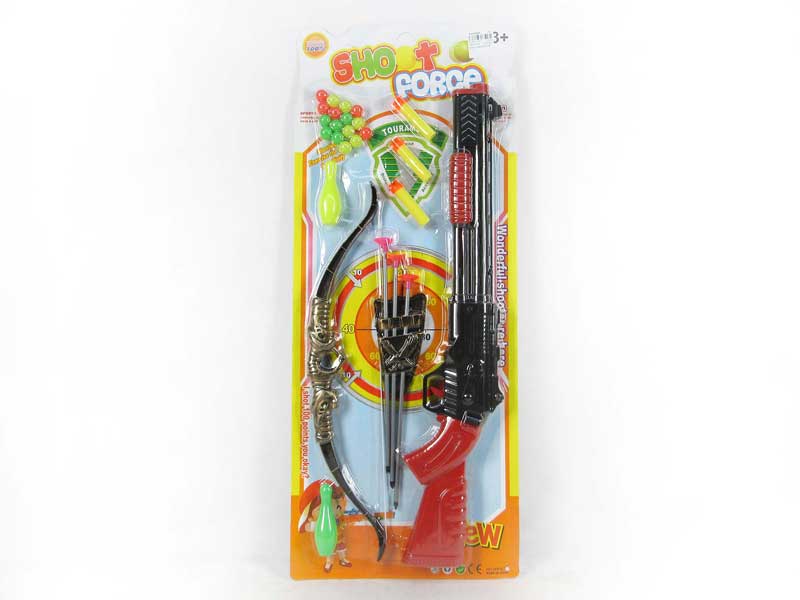 EVA Pingpong Gun Set & Bow_Arrow toys