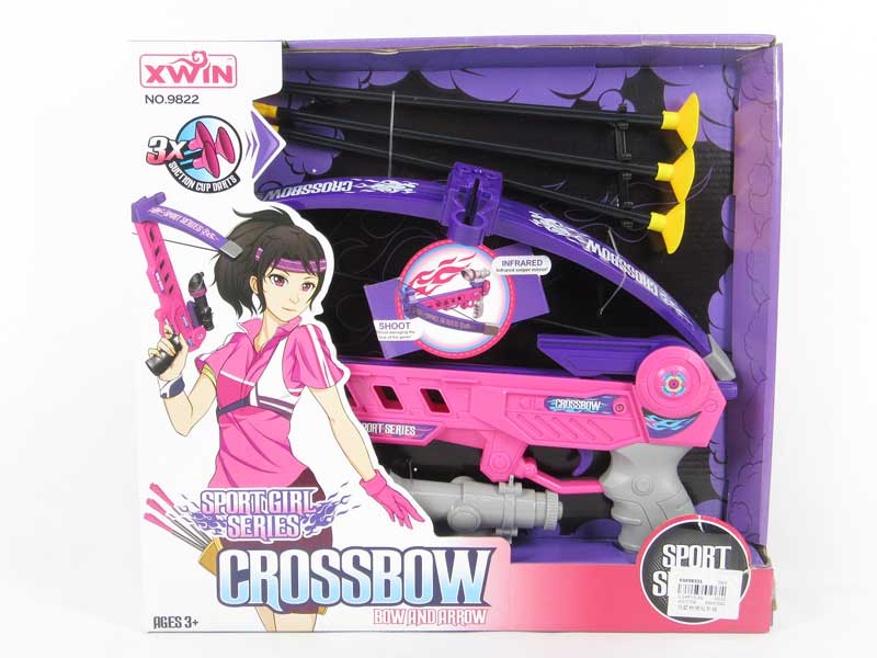 Bow_Arrow Gun W/Infrared toys