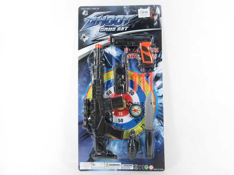 Cap Gun Set & Soft Bullet Gun(2in1) toys