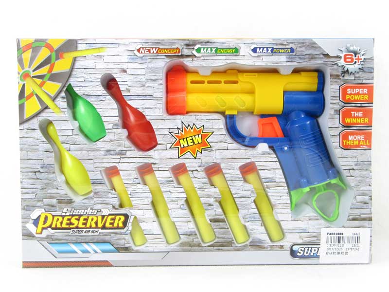 EVA Soft Bullet Gun Set(3C) toys