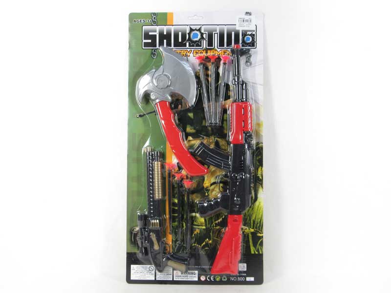 Soft Bullet Gun Set(2in1) toys