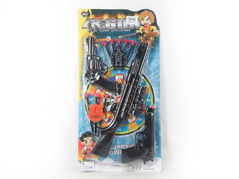 Soft Bullet Gun Set(3in1) toys