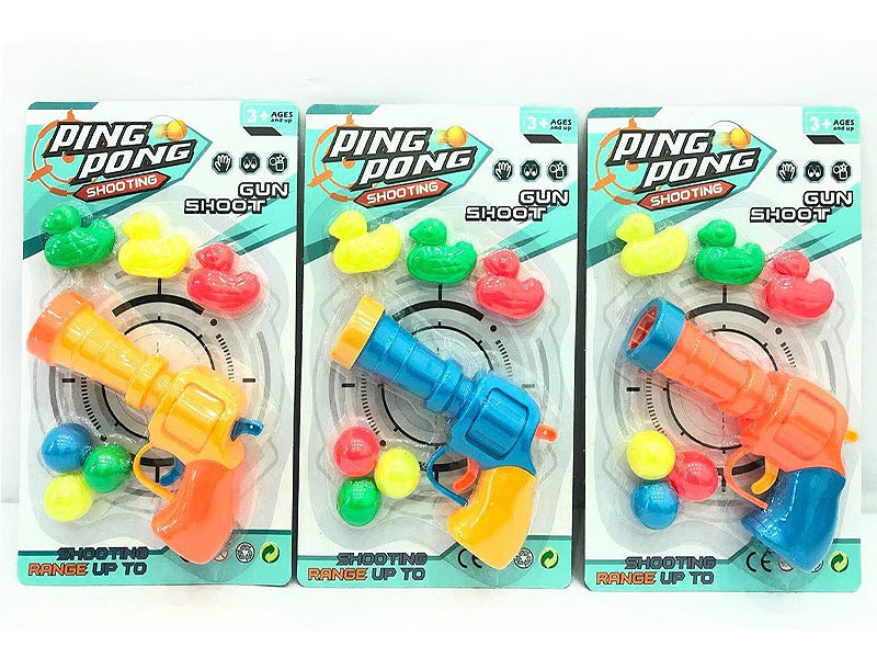 Pingpong Gun Set(3C) toys