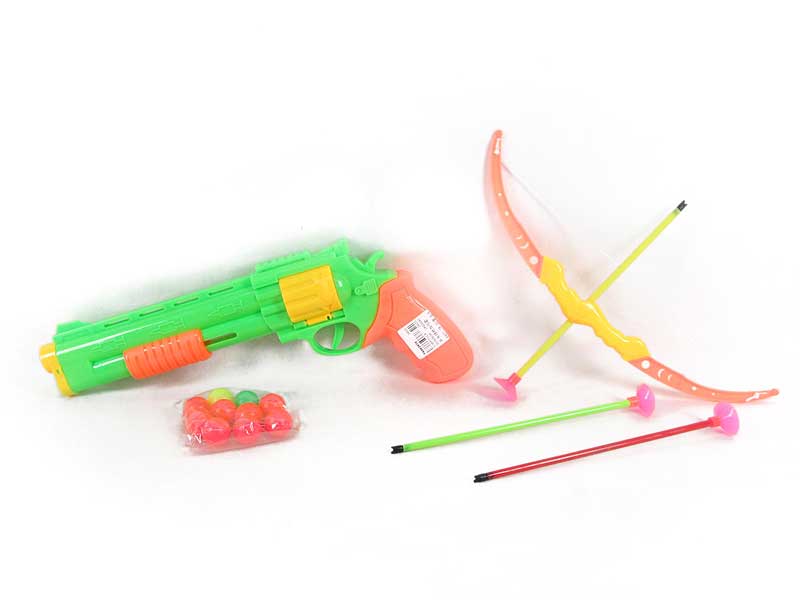 Pingpong Gun & Bow and Arrow toys