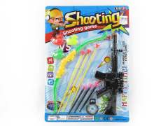 Toy Gun & Bow & Arrow Set