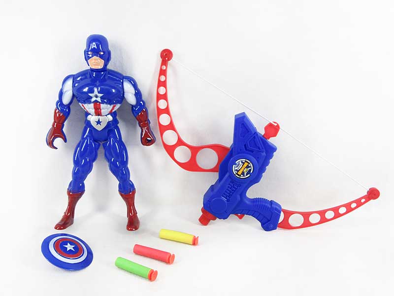 Bow & Arrow Gun & Super Man W/L toys