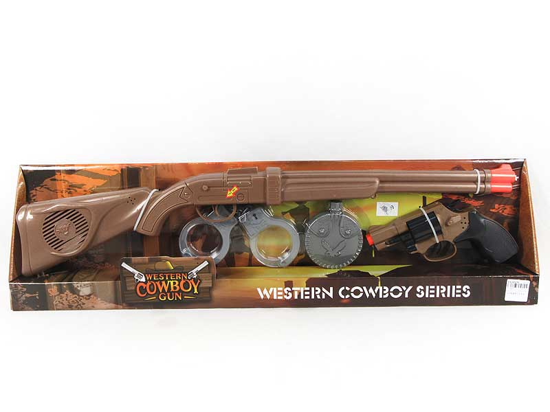 Cowpoke Gun Set W/L_S toys