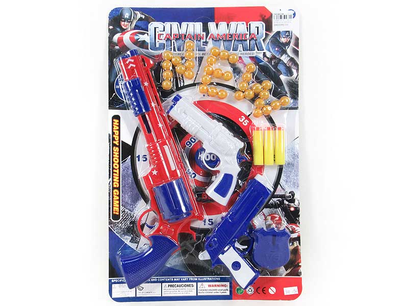 Soft Bullet Gun & Pingpong Gun(3in1) toys