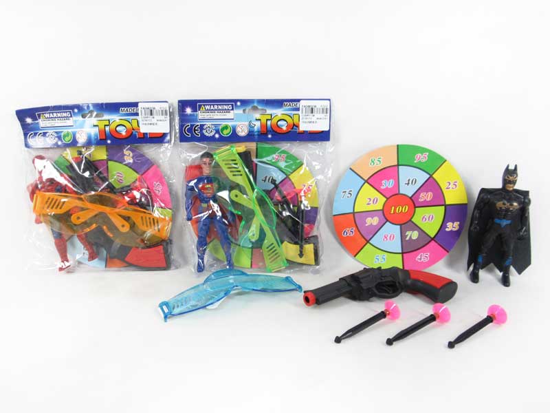 Toys Gun Set & Super Man(3S) toys