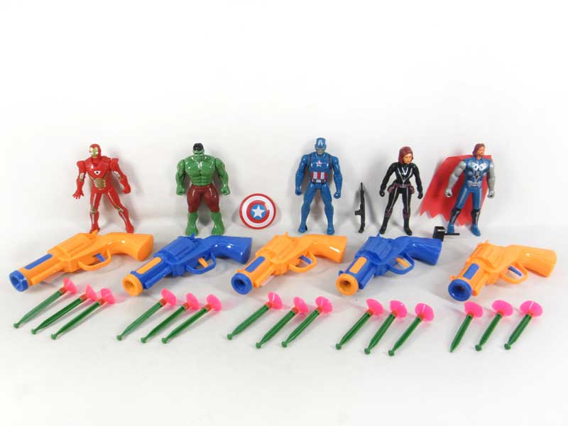Toys Gun & The Avengers W/L(5S) toys