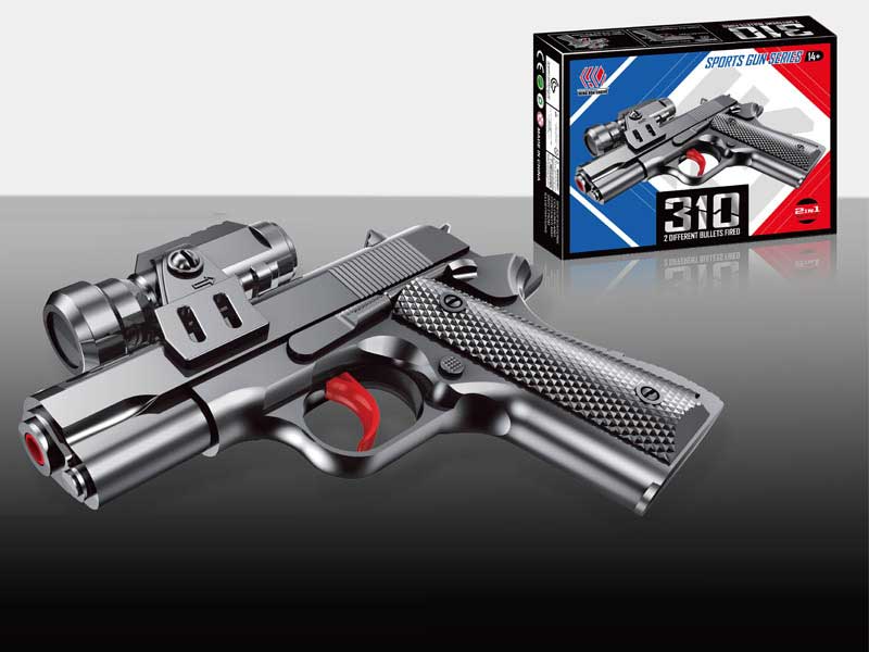 2in1 Crystal Bullet Gun Set toys
