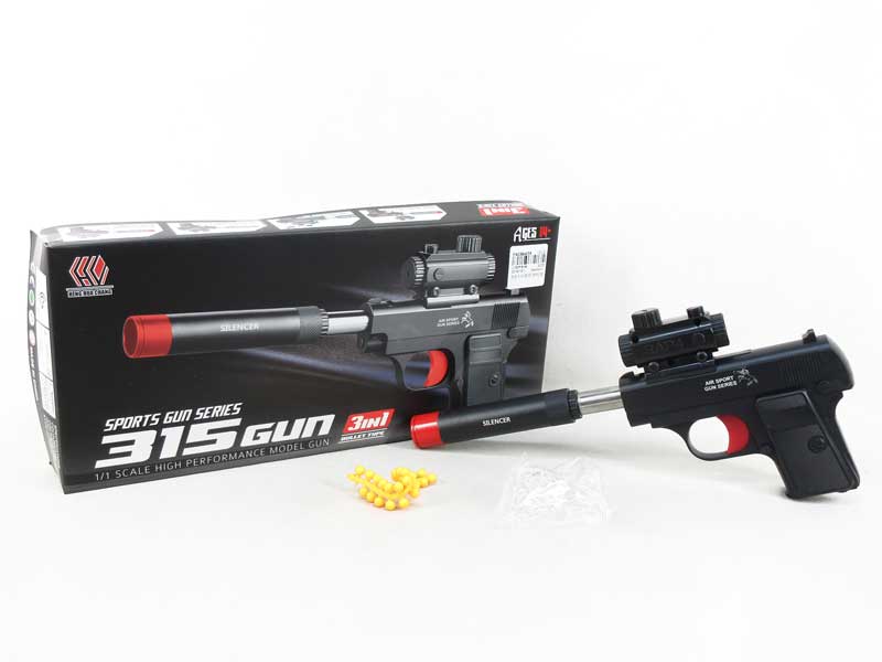 3in1 Crystal Bullet Gun Set toys