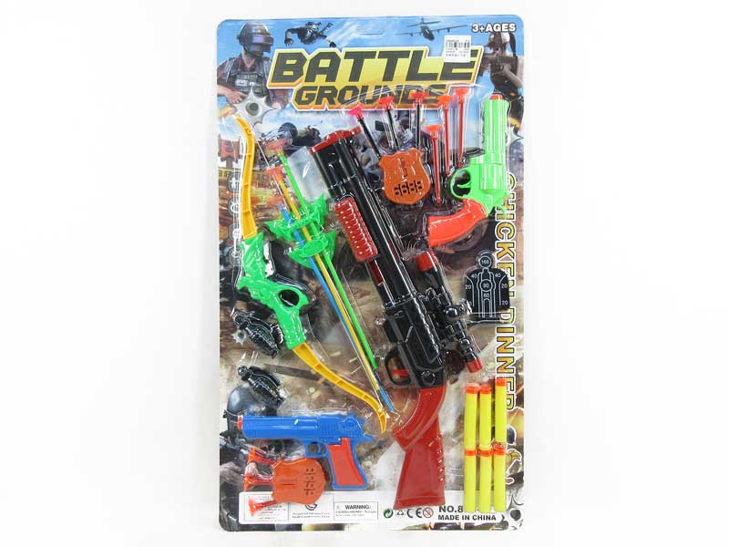 Soft Bullet Gun Set & Bow_Arrow toys