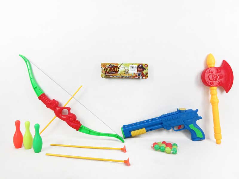Pingpong Gun & Bow_Arrow toys