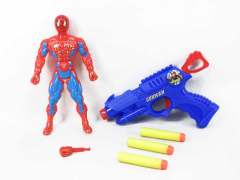 EVA Soft Bullet Gun & Spider Man W/L