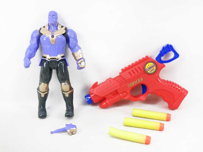 EVA Soft Bullet Gun & Super Man W/L toys