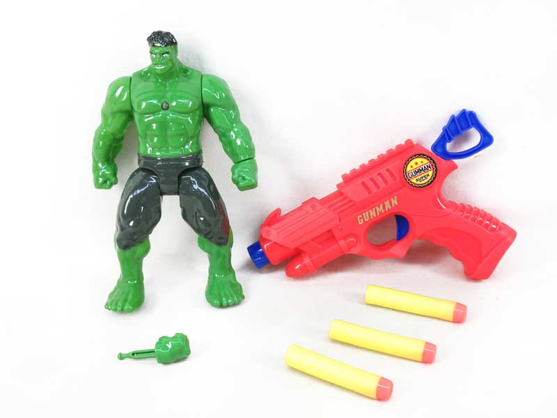 EVA Soft Bullet Gun & The Hulk W/L toys