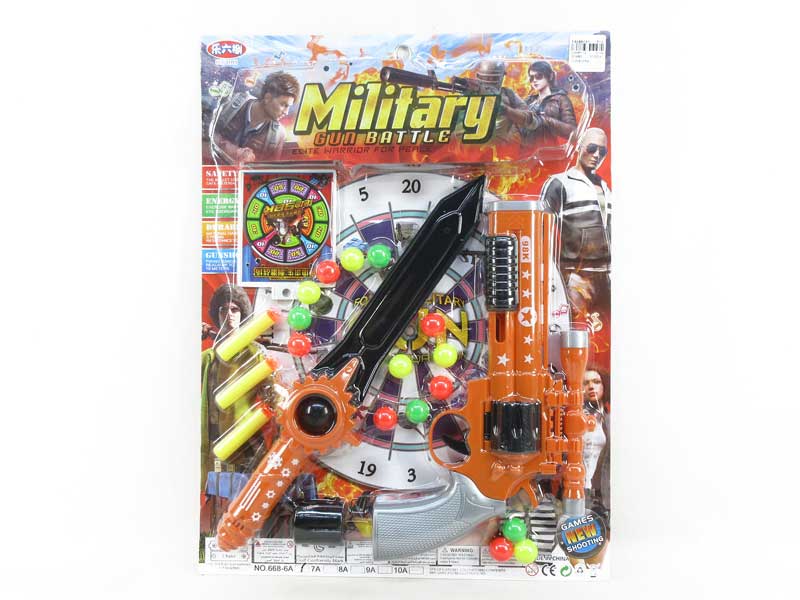 Pingpong Gun Set & Sword W/M toys