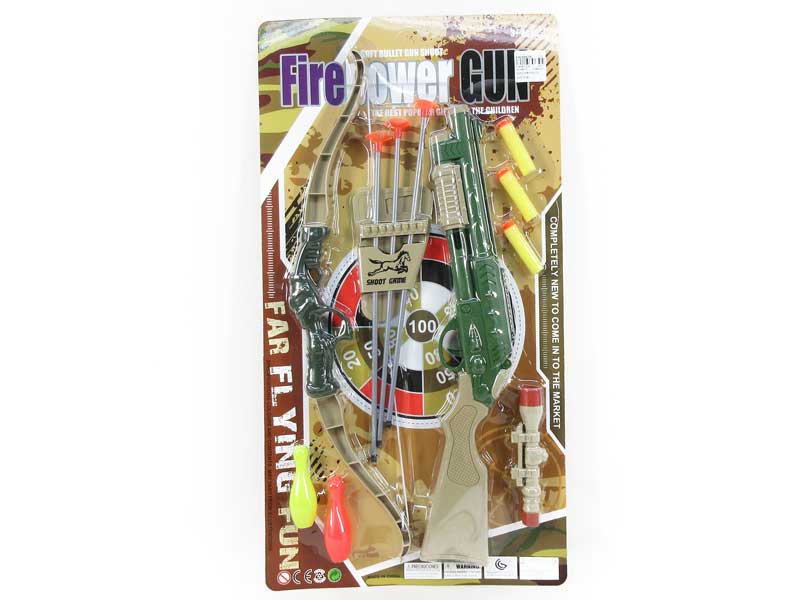 EVA Soft Bullet Gun & Bow_Arrow toys