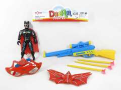 Toys Gun & Bat Man W/L & Glasses