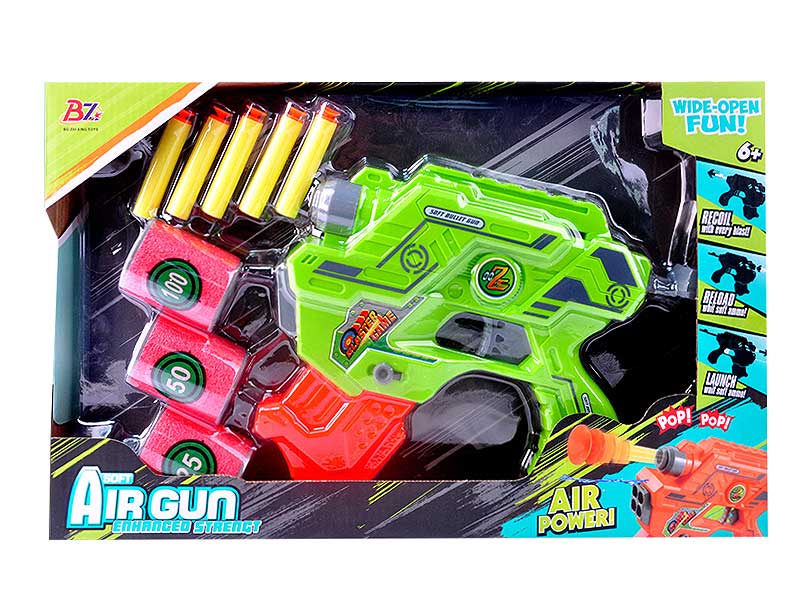 2in1 Soft Bullet Gun Set toys