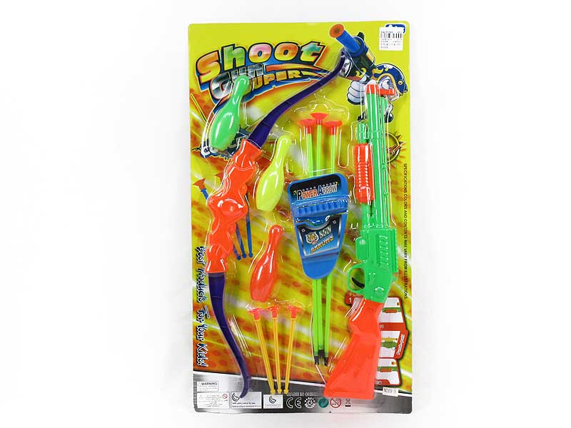 Toy Gun Set & Bow_Arrow(3C) toys