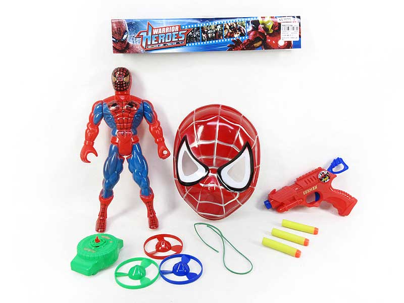 EVA Soft Bullet Gun & Spider Man W/L toys