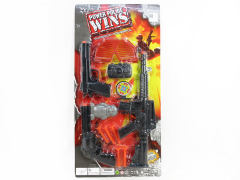 Toy Gun Set & Soft Bullet Gun(3in1)